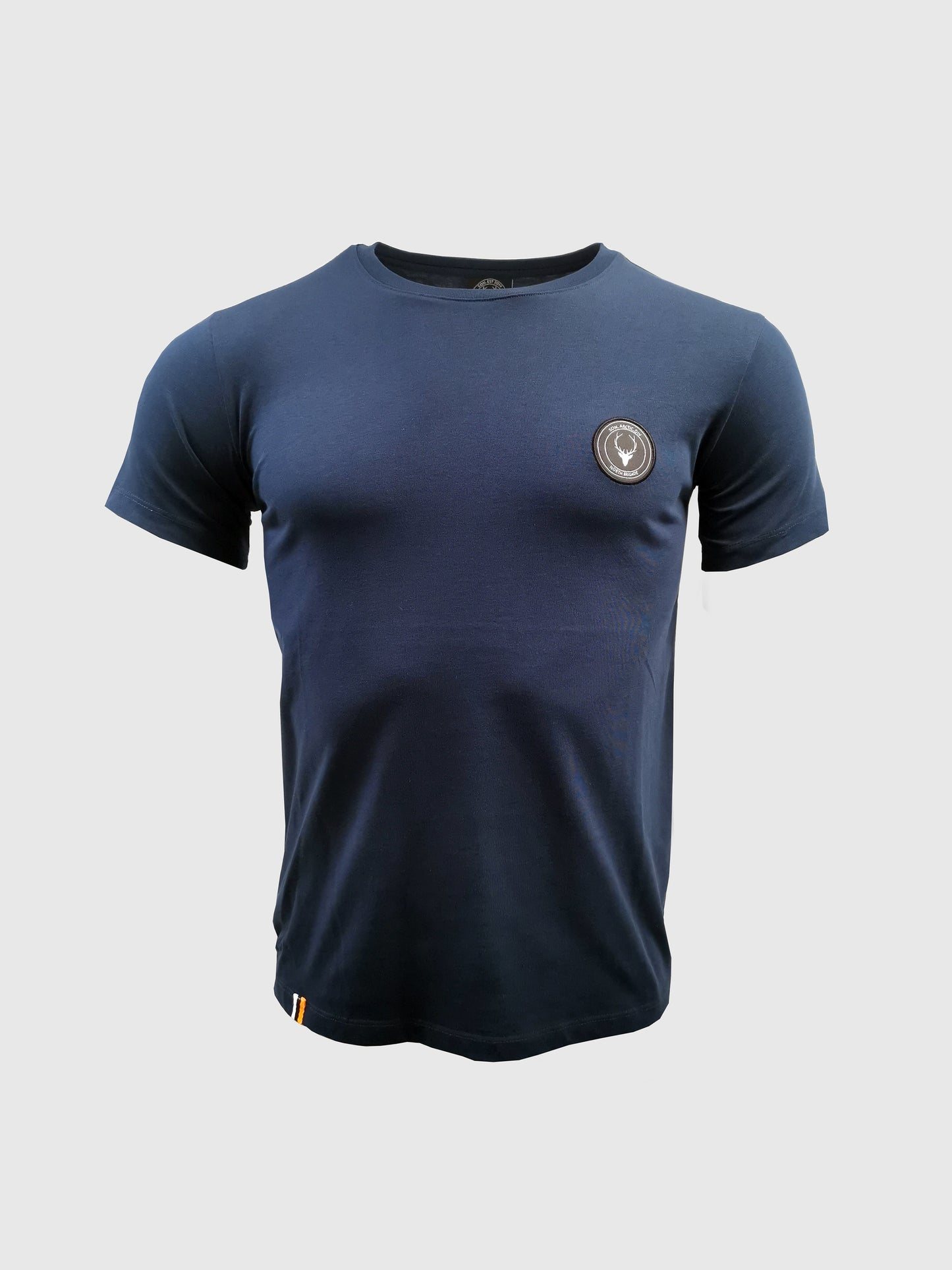 Marinblå t-shirt slim fit